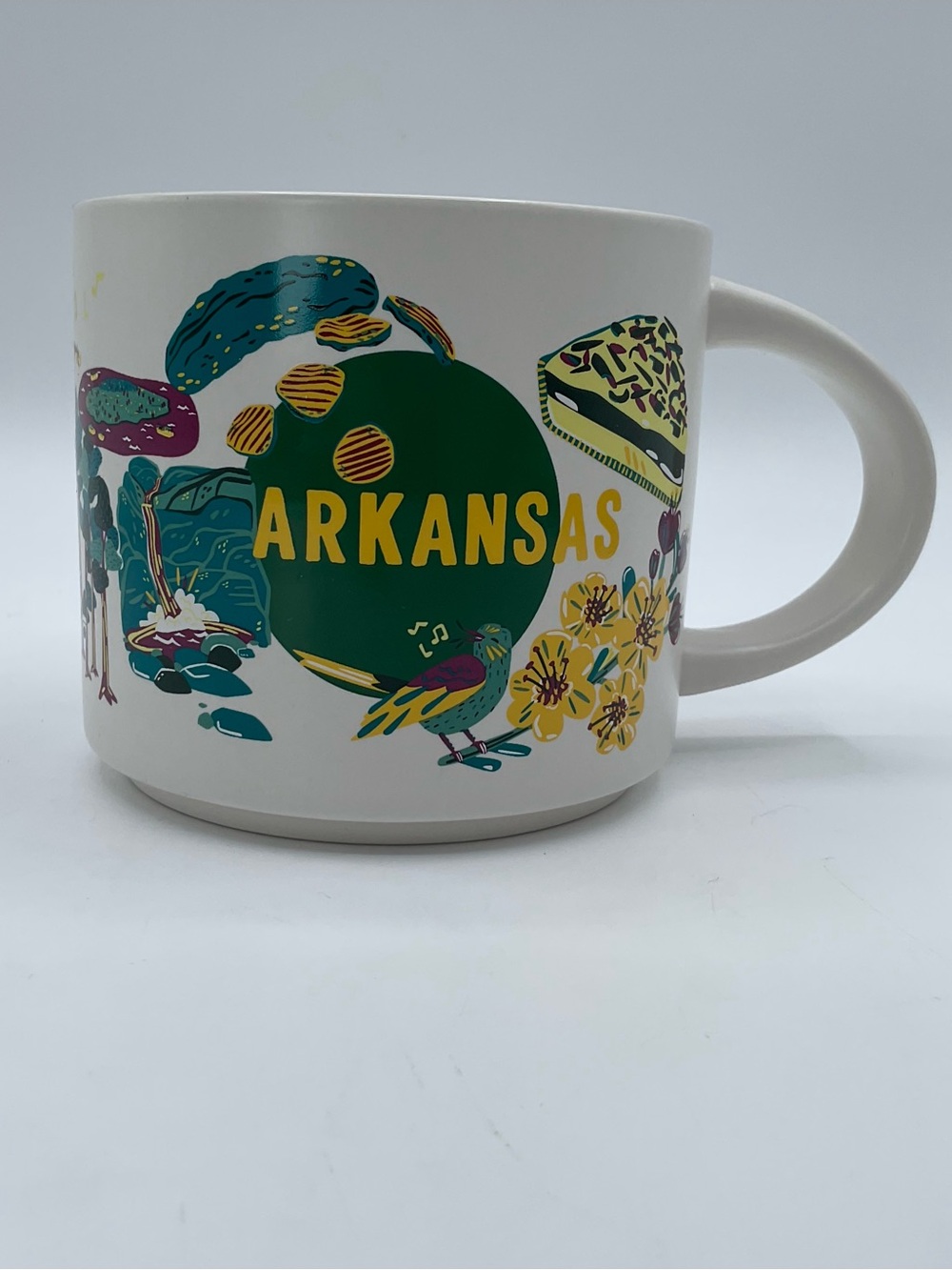 Starbucks Discovery Series Arkansas 14 oz Ceramic Mug 2024 State Travel Coffee